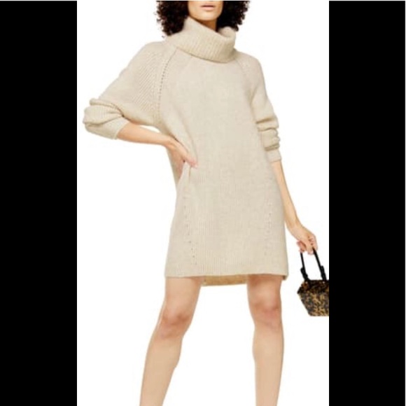 Topshop Sweaters - Topshop oversized Cowl-neck Sweater Dress